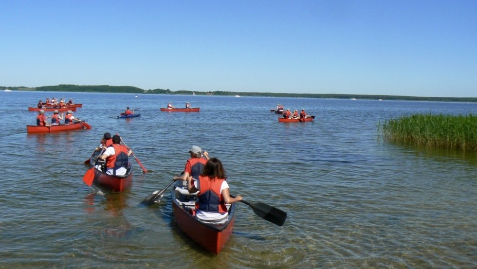 Spływ kajakowy na Fleesensee, © Wassersport Fleesensee